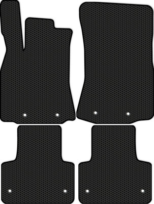 Комплект ковриков для авто Alicosta 0540_1 для Jaguar XJ IX седан/X351 2010-2021 (EVA соты, черный) - 