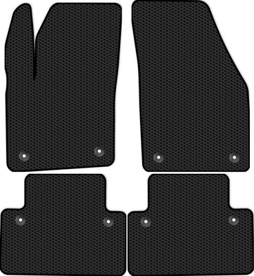 Комплект ковриков для авто Alicosta 2504_1 для Volvo S40 II седан/MS) 2007-2012 (EVA соты, черный) - 