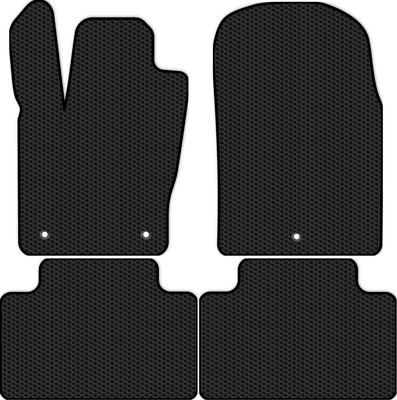 Комплект ковриков для авто Alicosta 0548_1 для Jeep Grand Cherokee IV SUV/WK2 2010-2013 (EVA соты, черный) - 