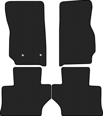 Комплект ковриков для авто Alicosta 2557_1 для Jeep Wrangler III SUV/JK 5-3дв 2006-2018 (EVA соты, черный) - 