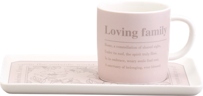

Кружка с блюдцем, Loving Family 756-483