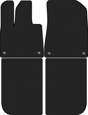 Комплект ковриков для авто Alicosta 2505_1 для Voyah Dream First VIP I 2023-н.в. (EVA соты, черный) - 