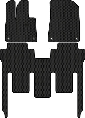 Комплект ковриков для авто Alicosta 2506_1 для Voyah Dreamer I минивэн 2021-н.в. (EVA соты, черный) - 