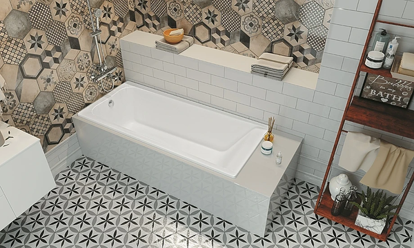 Купить Ванна акриловая Roca Elba 170x75 / 248507000 + 248513000 + 248508000 в Бобруйске