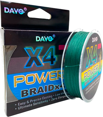 

Леска плетеная, Power Braid X4 0.28мм