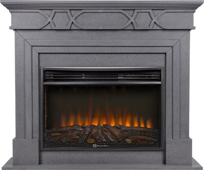 Каминокомплект Electrolux EFP/P-3020LS N / Firelight Antico 30 (серый) - 