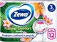 Туалетная бумага Zewa Natural Comfort Aroma 3-х слойная (12рул) - 
