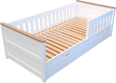 

Кровать-тахта детская, Доминика 160x80 с ящиками и бортиком-накладкой
