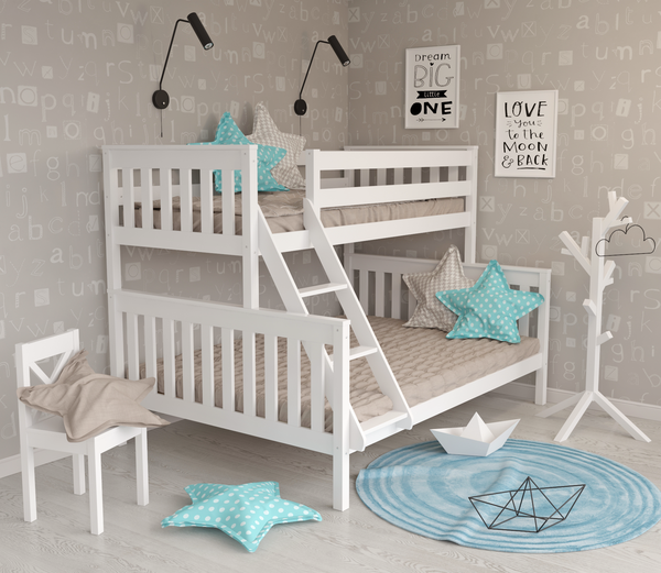 Купить Двухъярусная кровать Elis Мишель 200x90 и 200x140 с ящиками  