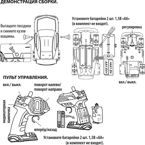 Радиоуправляемая игрушка Bondibon Парк Техники / ВВ6403 (с батарейками)