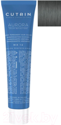 

Крем-краска для волос Cutrin, Седой (серый), Aurora Demi Permanent Hair Color 0.01