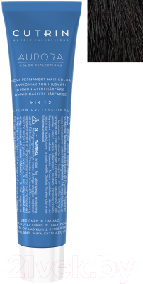 

Крем-краска для волос Cutrin, Брюнет, Aurora Demi Permanent Hair Color 3.0