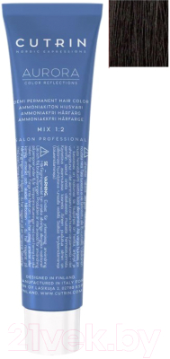 

Крем-краска для волос Cutrin, Брюнет, Aurora Demi Permanent Hair Color 5.0
