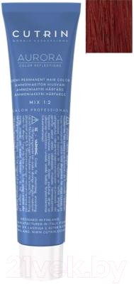 

Крем-краска для волос Cutrin, Бордовый, Aurora Demi Permanent Hair Color 5.445