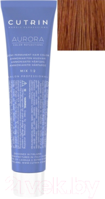 

Крем-краска для волос Cutrin, Рыжий;шатен, Aurora Demi Permanent Hair Color 7.74
