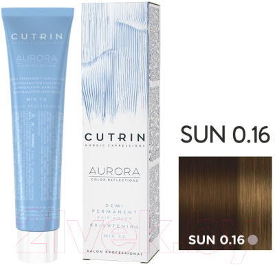 

Крем-краска для волос Cutrin, Блонд, Aurora Sun Demi Permanent Hair Color 0.16