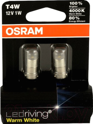 

Комплект автомобильных ламп Osram, 3850WW-02B