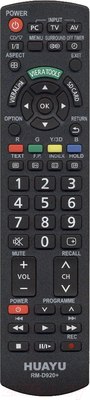 Пульт дистанционного управления Huayu Panasonic RM-D920+3D (с батарейками) - 