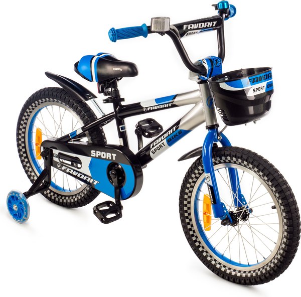 Детский велосипед FAVORIT Sport SPT-16BL2 (разобранный, в коробке)