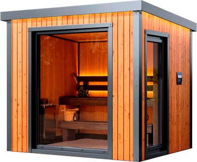 

Готовая модульная баня, Модульная 2.55x2.2x2.5м