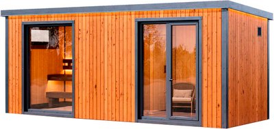 

Готовая модульная баня, Модульная 6x2.2x2.5м