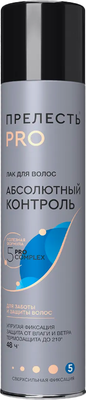 

Лак для укладки волос, Абсолютный контроль сверхсильной фиксации