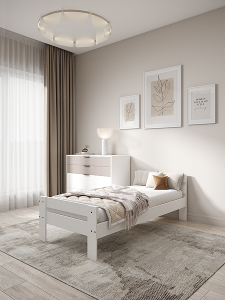 Купить Односпальная кровать EcoWood Сидней-2 80х180 / ECO.001.00054.80-180.101SE в Бобруйске