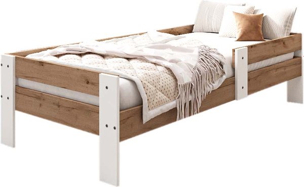 Односпальная кровать EcoWood Сидней-2 80х180 / ECO.001.00054.80-180.376WML/101SE