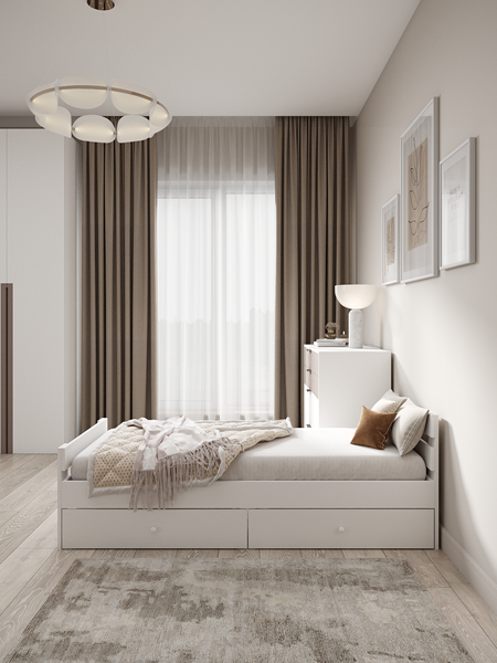 Купить Односпальная кровать EcoWood Сидней-2 с ящиками 80х180 / ECO.001.00055.80-180.101SE в Бобруйске