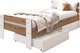 Односпальная кровать EcoWood Сидней-2 с ящиками 80х180 / ECO.001.00055.80-180.376WML/101SE - 
