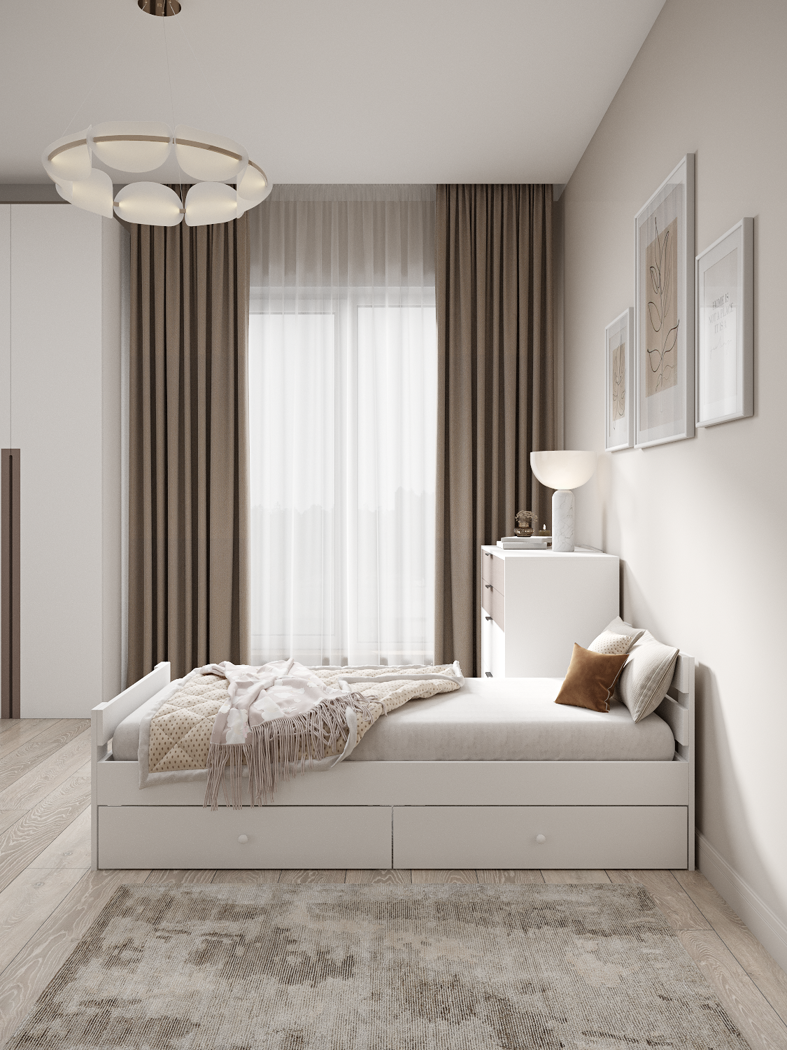 Односпальная кровать EcoWood Сидней-2 с ящиками 80х200 / ECO.001.00055.80-200.101SE — фото 2