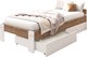 Односпальная кровать детская EcoWood Денвер-2 с ящиками 80х160 / ECO.001.00057.80-160.376WML/101SE - 