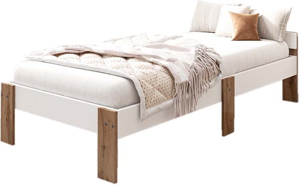 Односпальная кровать детская EcoWood Екта-2 80х160 / ECO.001.00058.80-160.101SE/376WML