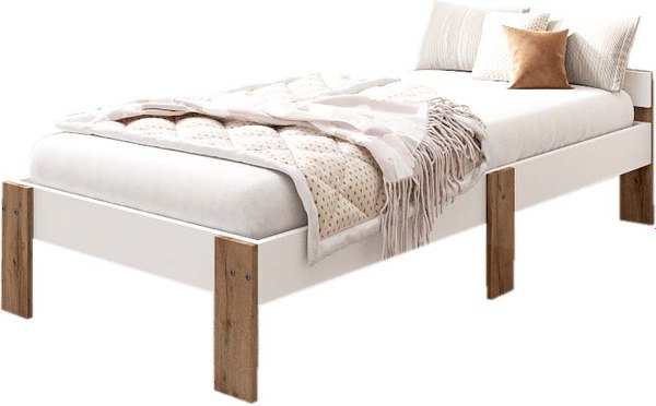 Односпальная кровать EcoWood Екта-2 80х180 / ECO.001.00058.80-180.101SE/376WML
