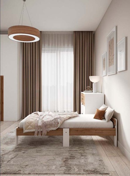 Купить Односпальная кровать EcoWood Екта-2 80х180 / ECO.001.00058.80-180.376WML/101SE в Бобруйске