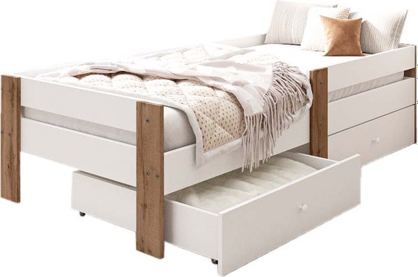 Кровать-тахта EcoWood Флорида-2 с ящиками 80х180 / ECO.001.00061.80-180.101SE/376WML