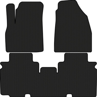 Комплект ковриков для авто Alicosta 1845_1 для Jetour X90 Plus I SUV 2021-н.в. (EVA соты, черный) - 