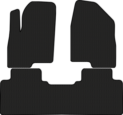 Комплект ковриков для авто Alicosta 2564_1 для BAIC X7 I SUV 2020-н.в. (EVA соты, черный) - 