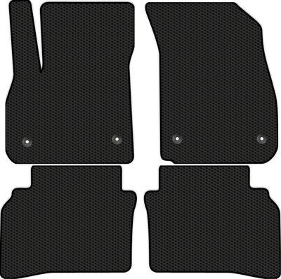 Комплект ковриков для авто Alicosta 1538_1 для Buick Regal VI универсал 2017-2020 (EVA соты, черный) - 