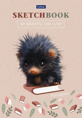 

Скетчбук, Premium Крошка дикобраз / 40Б5лAк