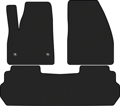 Комплект ковриков для авто Alicosta 2582_1 для Cadillac XT6 SUV 2019-н.в. (EVA соты, черный) - 