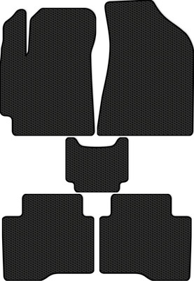 Комплект ковриков для авто Alicosta 2583_1 для Changan Alsvin III седан 2018-н.в. (EVA соты, черный) - 