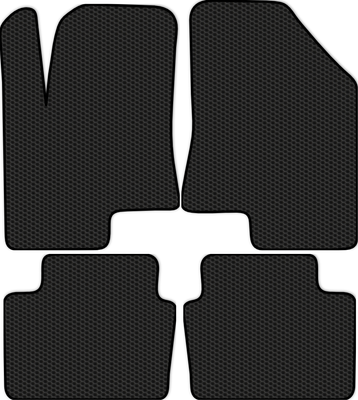 Комплект ковриков для авто Alicosta 2588_1 для Changan CS35 Plus I SUV 2018-2021 (EVA соты, черный) -