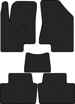 Комплект ковриков для авто Alicosta 2589_1 для Changan CS35 Plus I SUV 2021-н.в. (EVA соты, черный) - 