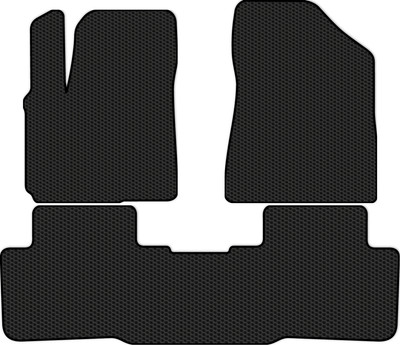 Комплект ковриков для авто Alicosta 2591_1 для Changan CS55 Plus II SUV 2021-н.в. (EVA соты, черный) - 