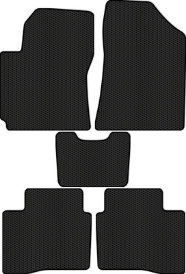 Комплект ковриков для авто Alicosta 2598_1 для Changan Eado plus I седан 2019-н.в. (EVA соты, черный) - 