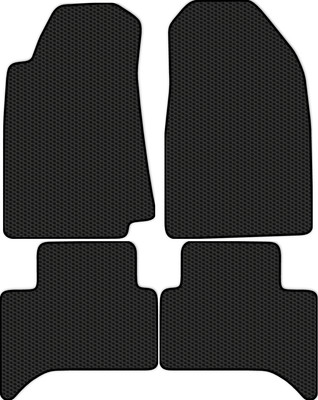 Комплект ковриков для авто Alicosta 2624_1 для Chevrolet TrailBlazer II SUV/GM800 2012-2015 (EVA соты, черный) - 