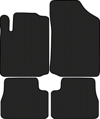 Комплект ковриков для авто Alicosta 0276_1 для Citroen C3 хэтчбэк 2001-2014 (EVA соты, черный) - 