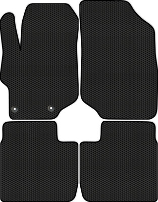 Комплект ковриков для авто Alicosta 2632_1 lkz Citroen C-Elysee седан 2012-2017 (EVA соты, черный) - 