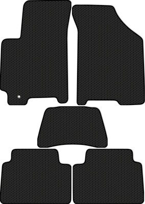Комплект ковриков для авто Alicosta 2637_1 для Daewoo Lacetti 2002-2009 (EVA соты, черный) - 